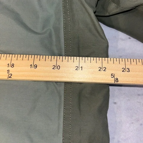 Aigle Mens Full Zip Field Jacket Sage Green Nylon Cotton Size M RN 58909